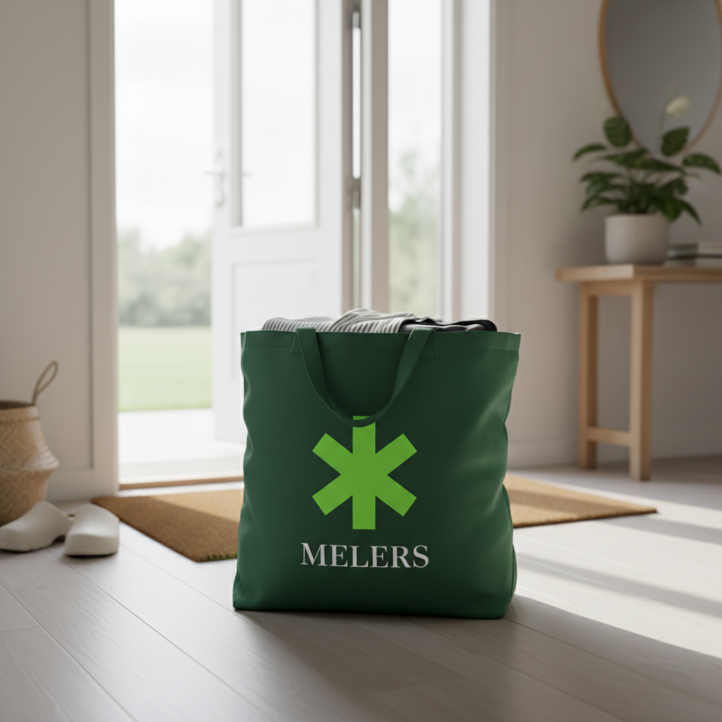 Melers toimituspussi ovella